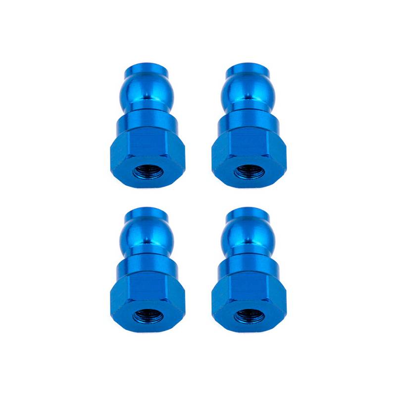 SHOCK BUSHINGS 12 MM BLUE ALUMINUM - ASSOCIATED - 91816