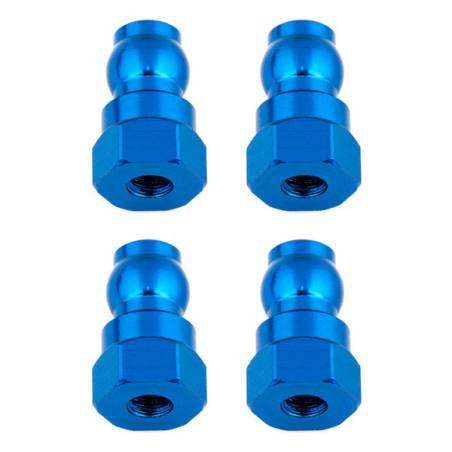 SHOCK BUSHINGS 12 MM BLUE ALUMINUM - ASSOCIATED - 91816