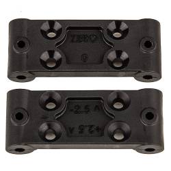 RC10B6.4 FRONT BULKHEAD SET 0 DEG / 2.5 DEG - ASSOCIATED - 91979
