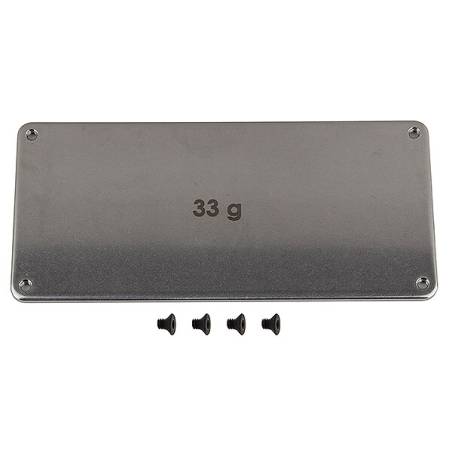 CONTRAPESO DEL ESC RC10B6.4 FT 33g DE ACERO - ASSOCIATED - AS91977