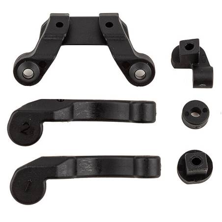 RC10B6.4 FRONT WING MOUNT FAN MOUNTS & BATT - ASSOCIATED - 91978