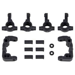 RC10B6.4 -1MM SCRUB CASTER AND STEERING BLOCK - ASSOCIATED - 91985