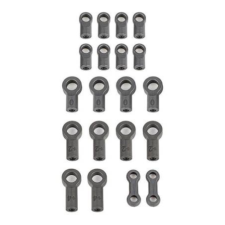 RC10B6.4 13MM, SHOCK ROD END SET - ASSOCIATED - 91997
