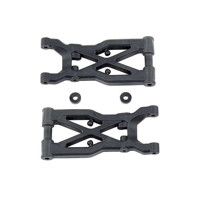 B74 REAR SUSPENSION ARMS, HARD - ASSOCIATED - 92131 B74 REAR SUSPENSION ARMS, HARD - ASSOCIATED - 92131
