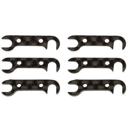 B74 GRAPHITE REAR HUB LINK SHIM SET - TEAM ASSOCIATED - AS92185