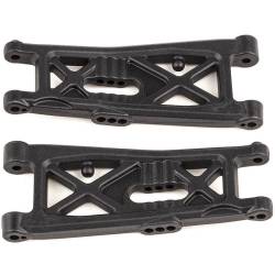 TRAPECIOS  DELANTEROS FT RC10B7, CARBONO - ASSOCIATED - AS92411