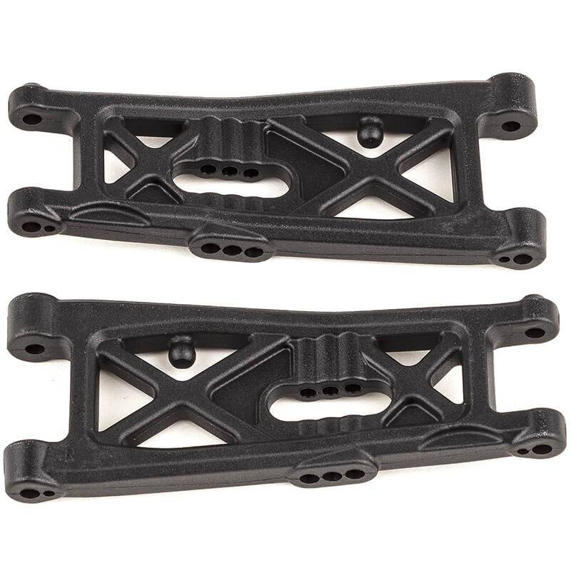 RC10B7 FT FRONT SUSPENSION ARMS, CARBON - ASSOCIATED - 92411 RC10B7 FT FRONT SUSPENSION ARMS, CARBON - ASSOCIATED - 92411