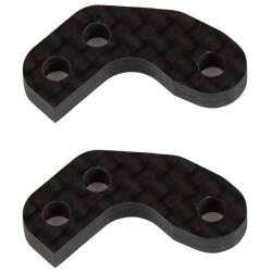 RC10B7 CASTER BLOCK LINK MOUNT SET +1MM - ASSOCIATED - 92466