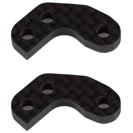 RC10B7 CASTER BLOCK LINK MOUNT SET +1MM - ASSOCIATED - 92466