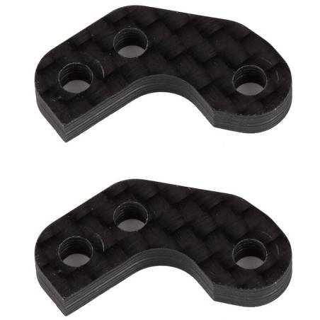 RC10B7 CASTER BLOCK LINK MOUNT SET -1MM - ASSOCIATED - 92468