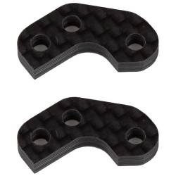 RC10B7 CASTER BLOCK LINK MOUNT SET -2MM - ASSOCIATED - 92469