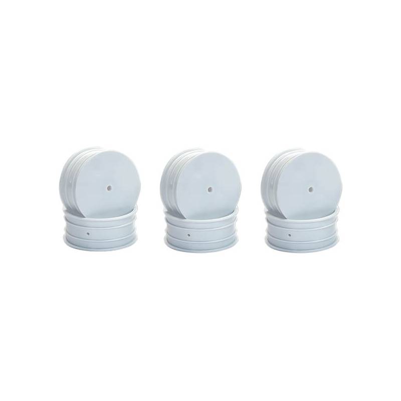LLANTA DELANTERA BUGGY 1/10 4WD BLANCA - 3 PARES - CENTRO - C0261W