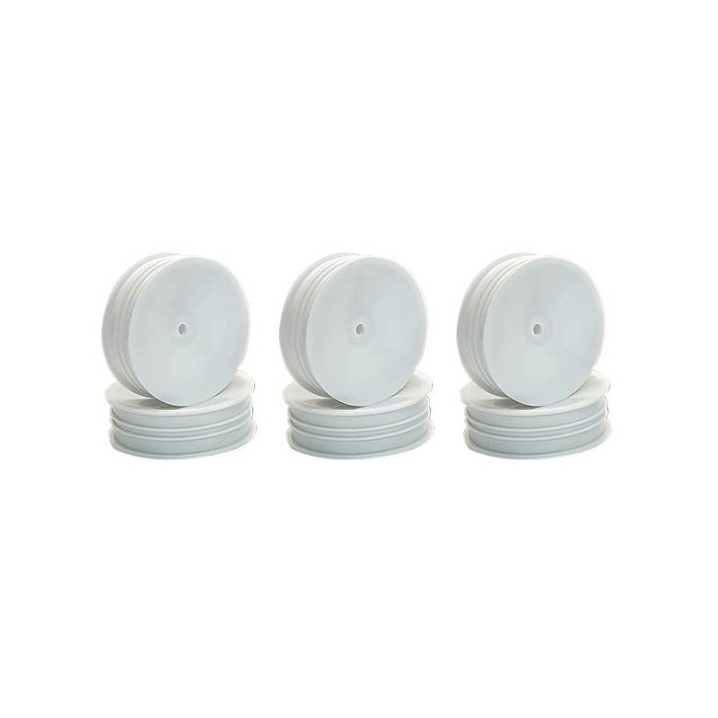 LLANTA DELANTERA BUGGY 1/10 2WD SLIM BLANCA - 3P - CENTRO - C0260W