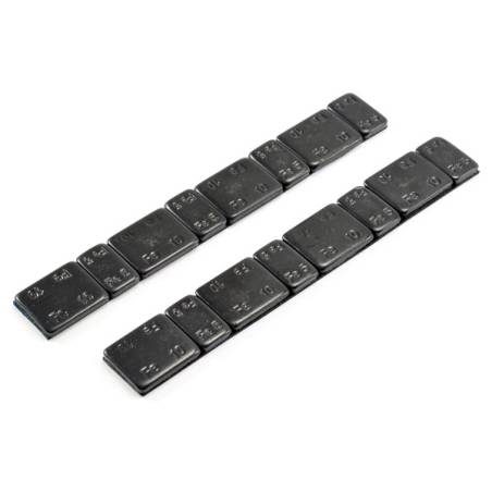 CONTRAPESOS NEGROS CON ADHESIVO DE 5G/10G X 2 TIRAS - CENTRO - C0504