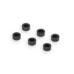 BLACK M3 FLAT WASHER 5.75mm x 2.5mm (6) - CENTRO - C0635-5