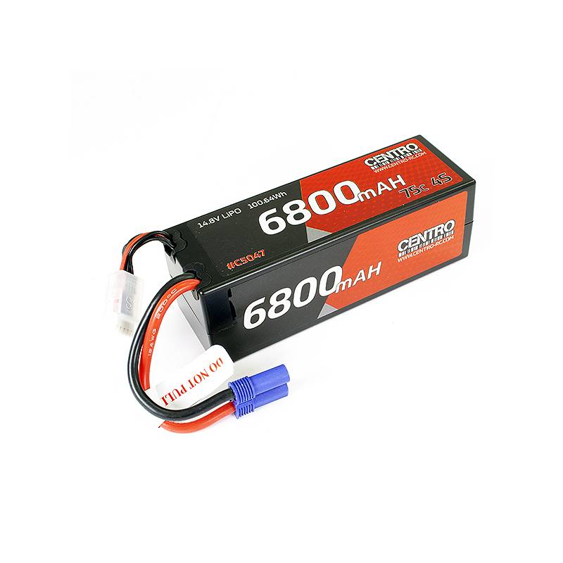 4S 6800mah 14.8V 75C EC5 HARDCASE LIPO BATTERY - CENTRO - C5047EC5 4S 6800mah 14.8V 75C EC5 HARDCASE LIPO BATTERY - CENTRO - C5047EC5