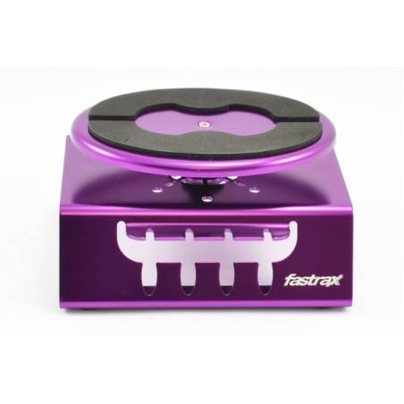 PURPLE ALUM LOCKING ROTATING CAR STAND w/MAGNET - FASTRAX - FAST407P