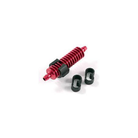 FASTRAX 1/8TH EXHAUST GAS COOLER RED w/MOUNTS - FASTRAX - FAST897R