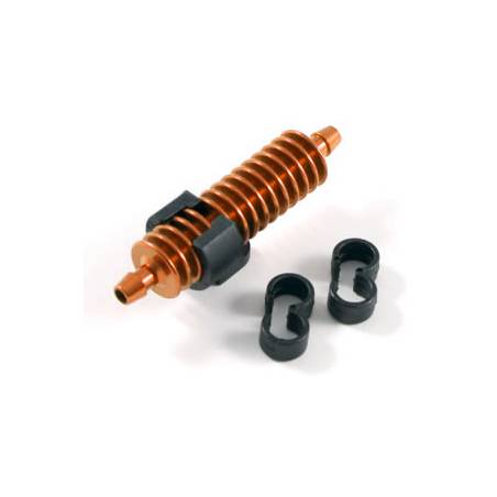 ENFRIADOR GASES 1/8 NARANJA QUEMADO CON SOPORTES - FASTRAX - FAST897O
