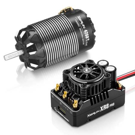 COMBO XR8 PRO G3 ESC Y MOTOR 4268 G3 1900KV - HOBBYWING - HW38020432