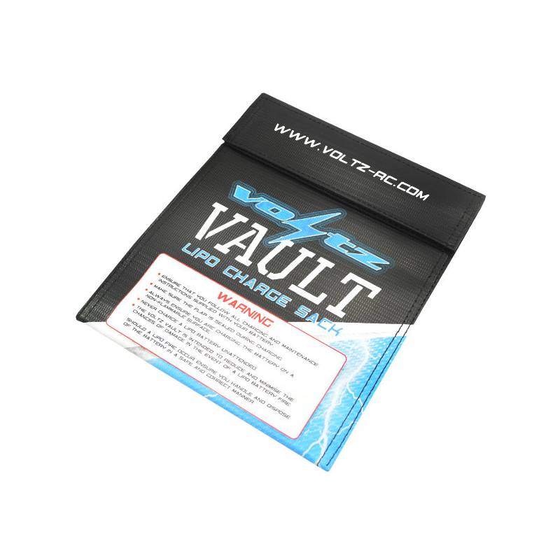 CHARGE VAULT LIPO SACK MEDIUM BAG 22x18cm - VOLTZ - VZ1001 CHARGE VAULT LIPO SACK MEDIUM BAG 22x18cm - VOLTZ - VZ1001