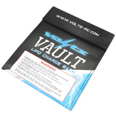 BOLSA MEDIANA DE CARGA PARA LIPO 22x18cm - VOLTZ - VZ1001