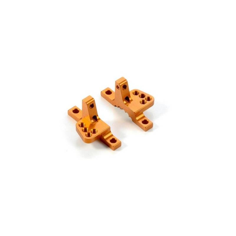 ALU UPPER CLAMP WITH 4 ADJ. ROLL-CENTERS (L+R) - ORANGE - 302034-O - 