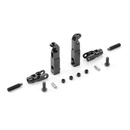 X4F'25 ALU SHOCK HOLDER FRONT FIXED/ACTIVE (2) - XRAY - 301974-S