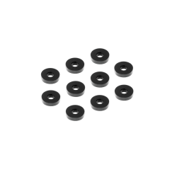 ARANDELA DE ALUMINIO 3x9x2.0MM - NEGRA (10) - XRAY - 303119-K