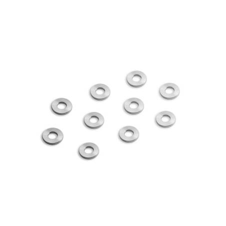 ALU SHIM 3x7x1.0MM (10) - 303136 - XRAY