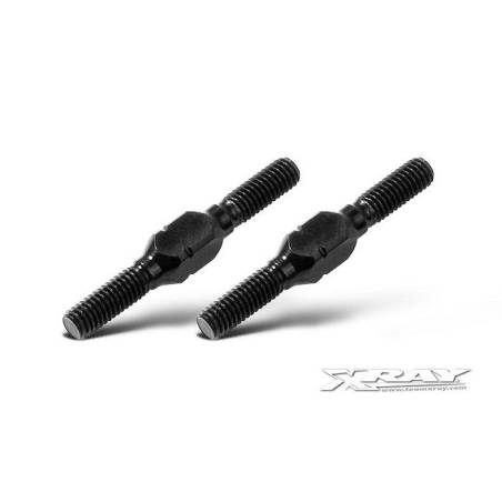ALU ADJ. TURNBUCKLE L/R 26 MM - SWISS 7075 T6 (2) - 303212 - XRAY