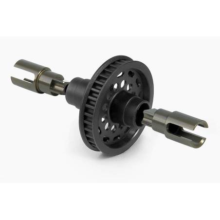 ALU SOLID AXLE DRIVESHAFT ADAPTERS - HARD COATED (2) - 305136 - XRAY