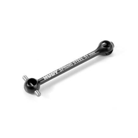 ECS (ES) DRIVE SHAFT 51MM FOR 2MM PIN - HUDY SPRING STEEL™ (1) - 3052