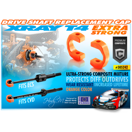 TAPA PLÁSTICA RECAMBIO CARDAN  3.5 MM - NARANJA - RESISTENTE - 305242