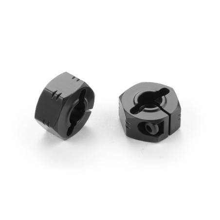 HEXÁGONO DE ALUMINIO - OFFSET +1.5MM - NEGRO (2) - XRAY - 305353