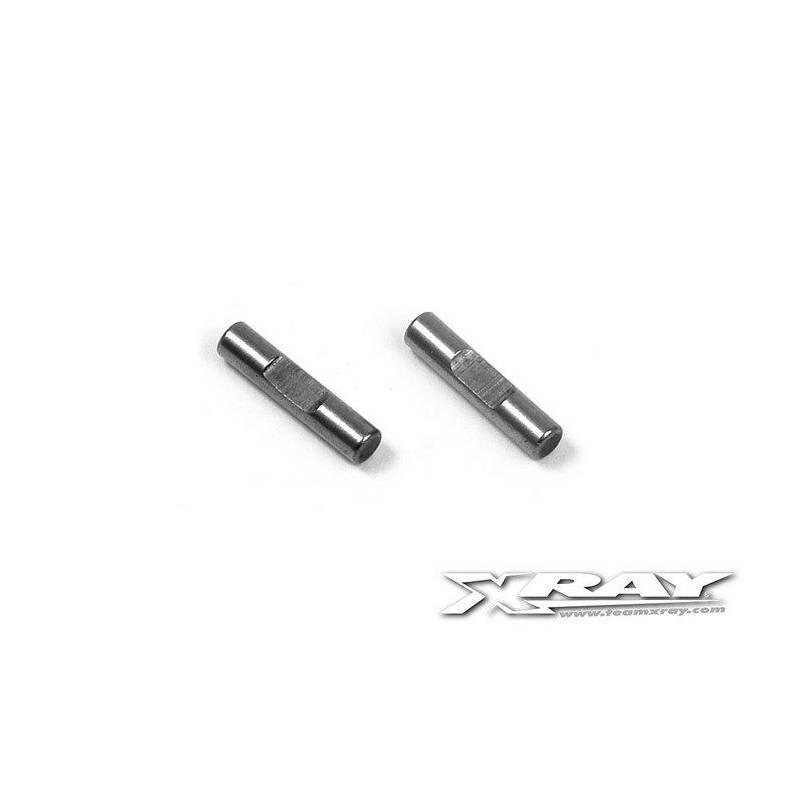 ECS DRIVE SHAFT PIN 2 x 9 WITH FLAT SPOT (2) - 305394 - XRAY