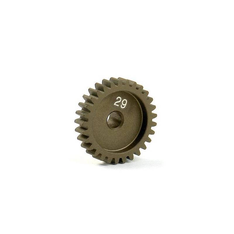 NARROW ALU PINION GEAR - HARD COATED 29T / 48 - 305929 - XRAY