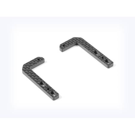 PLACA ANCHA DE AJUSTE BATERIA GRAFITO (2) - XRAY - 306176