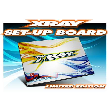 XRAY ALUMINUM 1/10 TOURING SET-UP BOARD - LIMITED EDITION INCLUDING-3