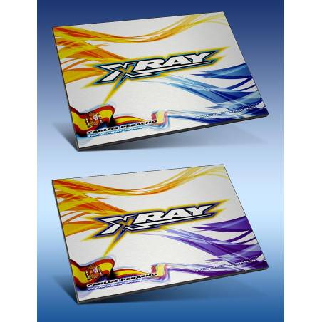 XRAY ALUMINUM 1/10 TOURING SET-UP BOARD - LIMITED EDITION INCLUDING-3