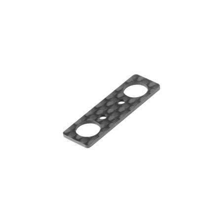 CARBON DISTANCE SHIM FRONT LOWER ARM MOUNT +3°/-3°  - XRAY - 322308