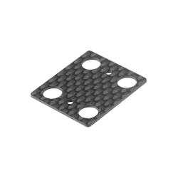 CARBON PLATE FOR  FRONT LOWER ARM MOUNT 1MM - XRAY - 322309