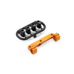 ALU UPPER ARM HOLDER - SWISS 7075 T6 - SET -  LEFT - 332740 - XRAY