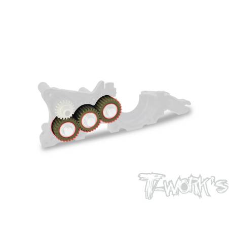 Piñon intermedio de aluminio tworks para B7  - TE-B7-H-A