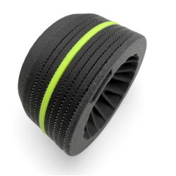 DAS STEERING WHEEL YELLOW 44MM - DAS