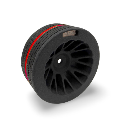 DAS STEERING WHEEL RED 44MM - DAS