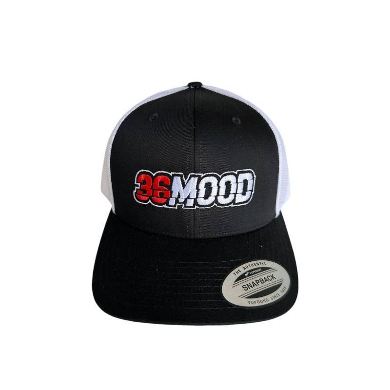 Gorra 36mood Trucker Negra/Blanca