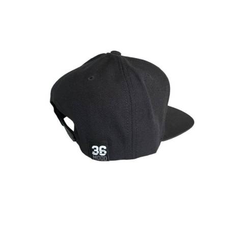 Gorra 36mood Classic Negra Logo Gris
