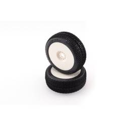 Ruedas Hot Race Miami medium pegadas en llanta blanca (2 Ud.)