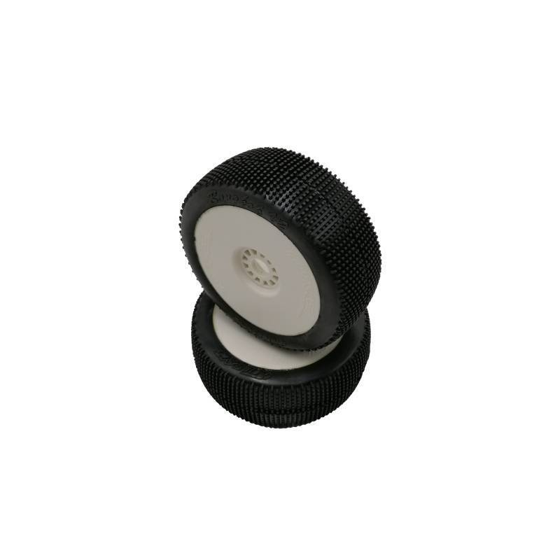 Ruedas Hot Race Bangkok V2 medium pegadas en llanta blanca (2 Ud.)